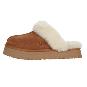 UGG Women's Chestnut Disquette Platform Slippers